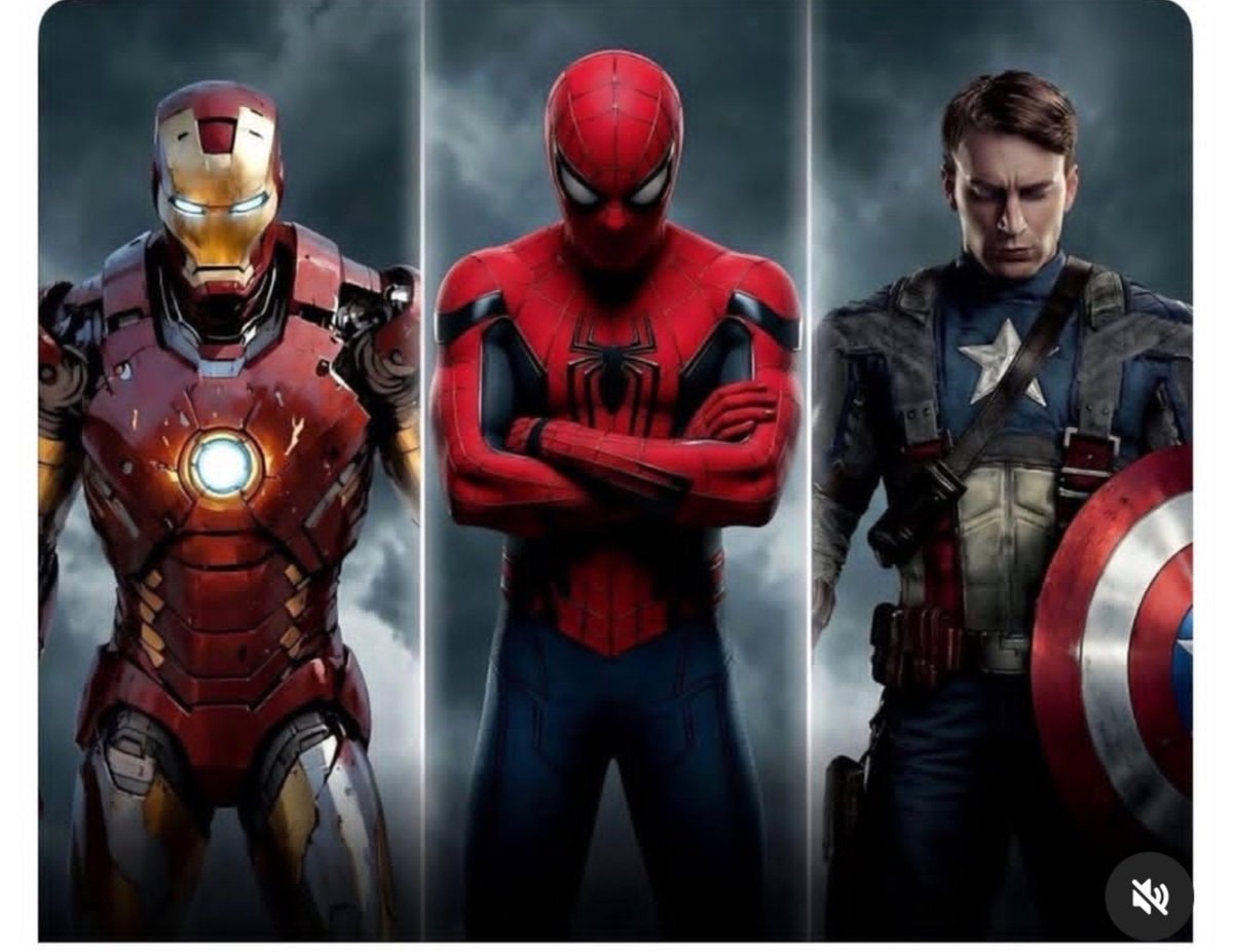 Iron Man Spider-Man Captain America Marvel