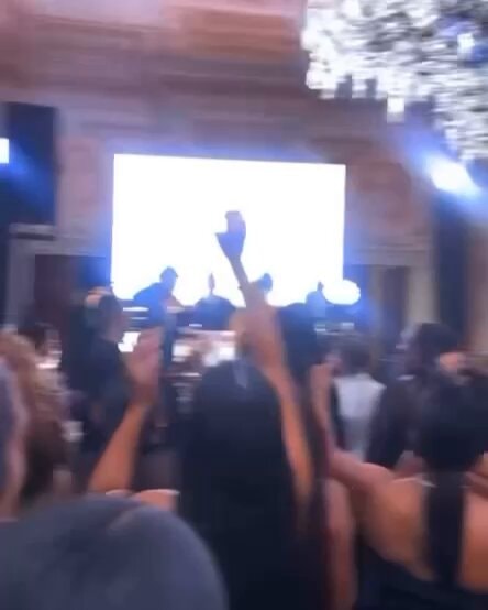 James Harden girlfriend bouquet reaction