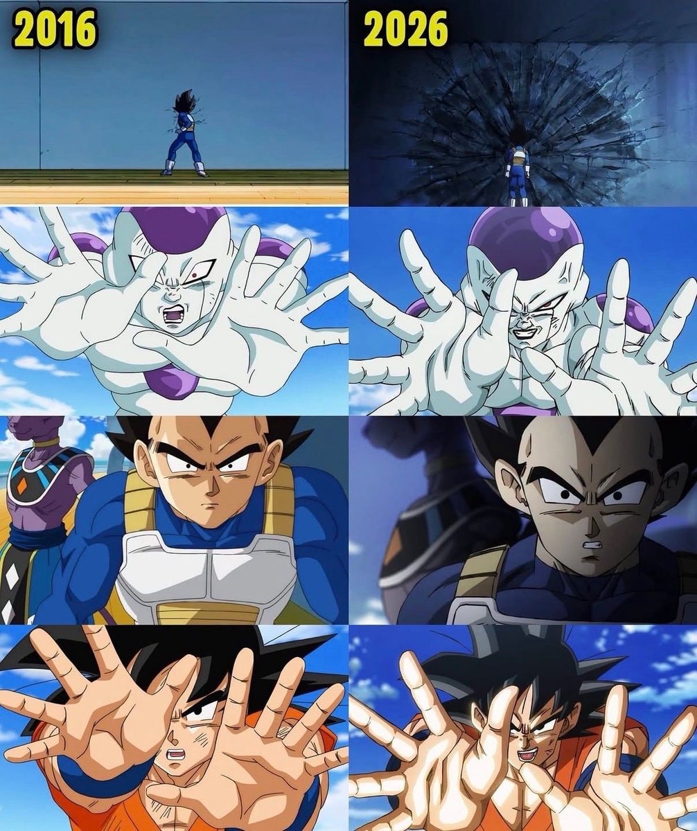 Dragon Ball Z 2016 vs 2026