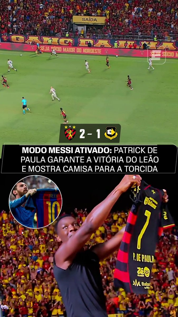 Patrick de Paula Messi celebration Sport