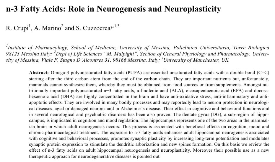 omega-3 neuroplasticity study