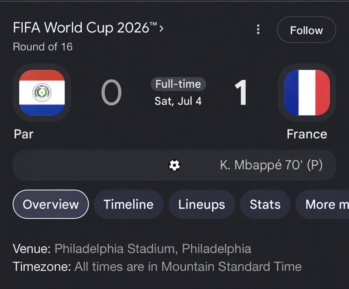 France vs Paraguay World Cup 2026
