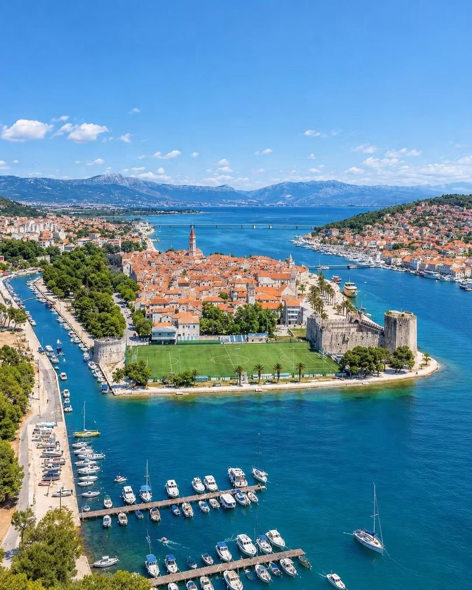 Split Croatia aerial view