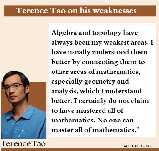 Terence Tao on his weaknesses