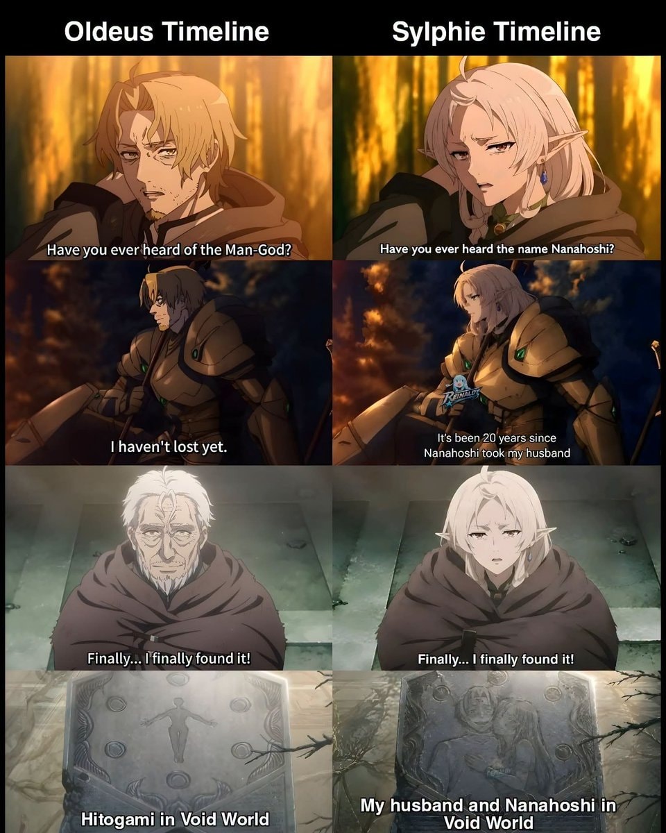 Oldeus vs Sylphie timeline meme