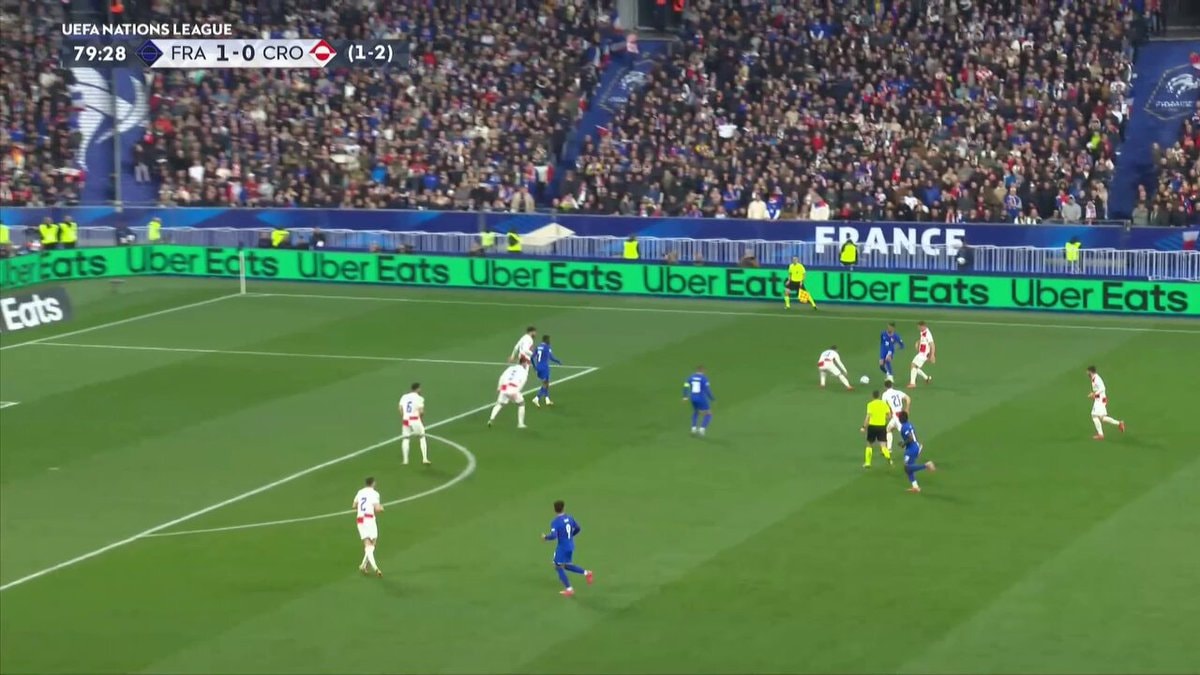 Michael Olise assists for France Michael Olise assists for France