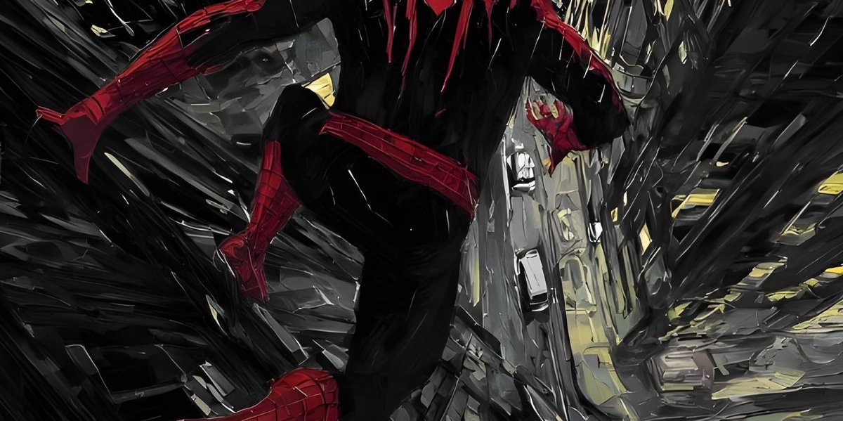 Red Armored Figure in Chaos (photo 2 of 4)