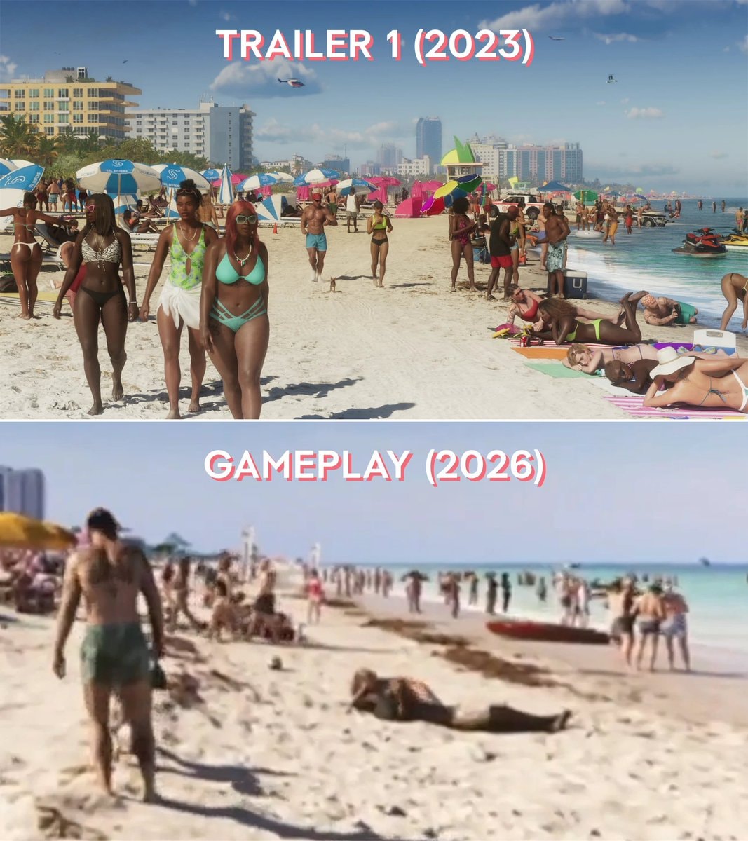 GTA VI FOV Trailer vs South Park