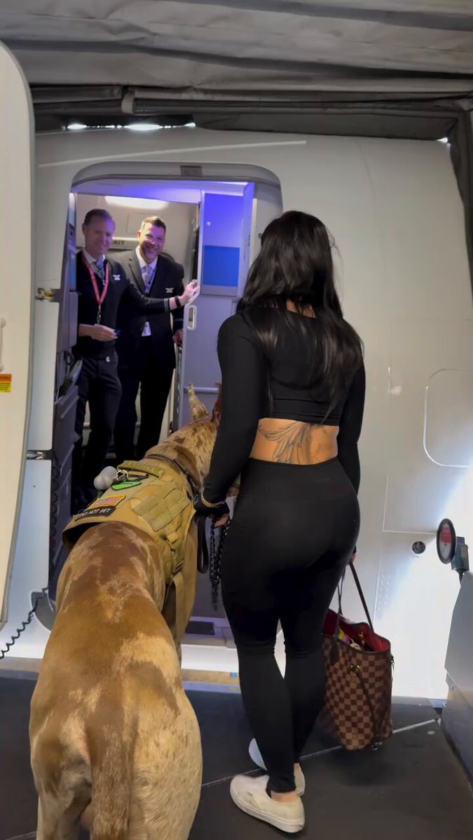 Pietra Luccas and Charlie on United
