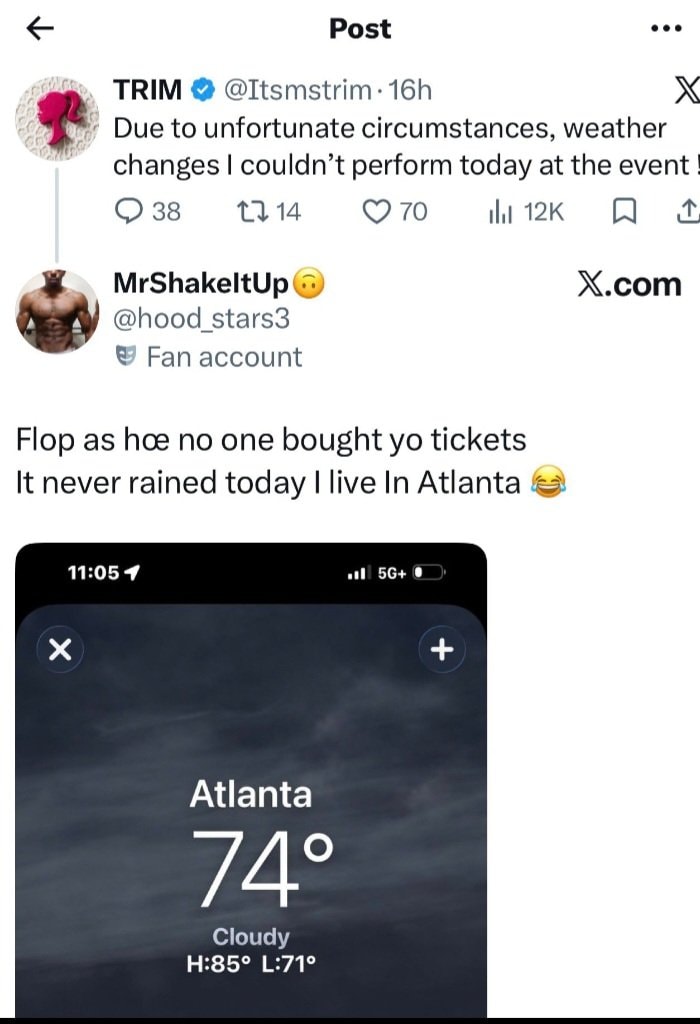 TRIM Atlanta cancellation controversy