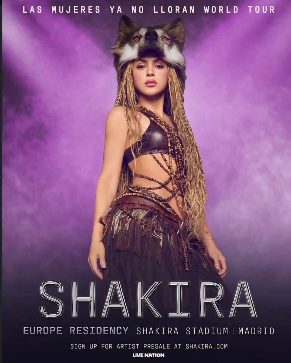 Shakira Madrid residency