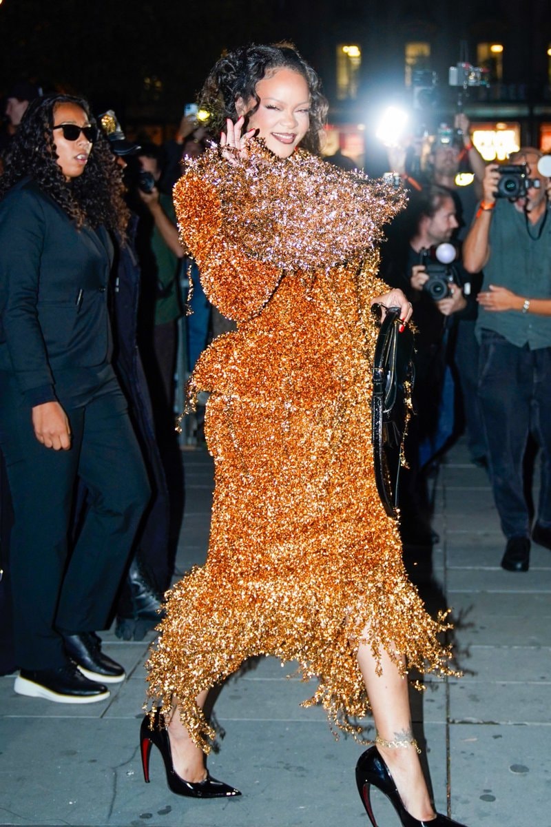 Rihanna at Paris Fashion Week