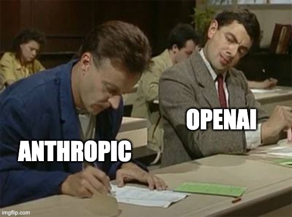 OpenAI Anthropic meme OpenAI Anthropic meme