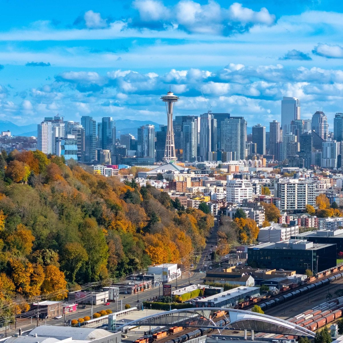 Seattle Space Needle view