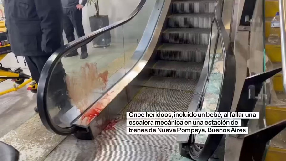 Escalator collapse in Nueva Pompeya
