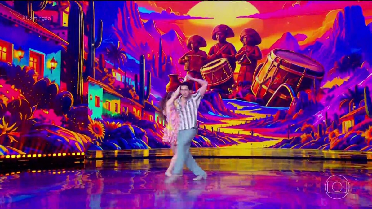 Léo Foguete and Thais Sousa dance