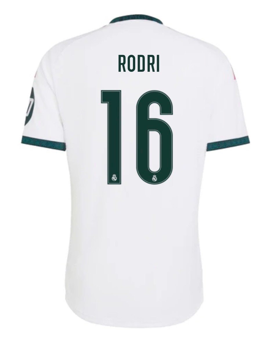 Rodri 16 jersey back view (photo 1 of 2)