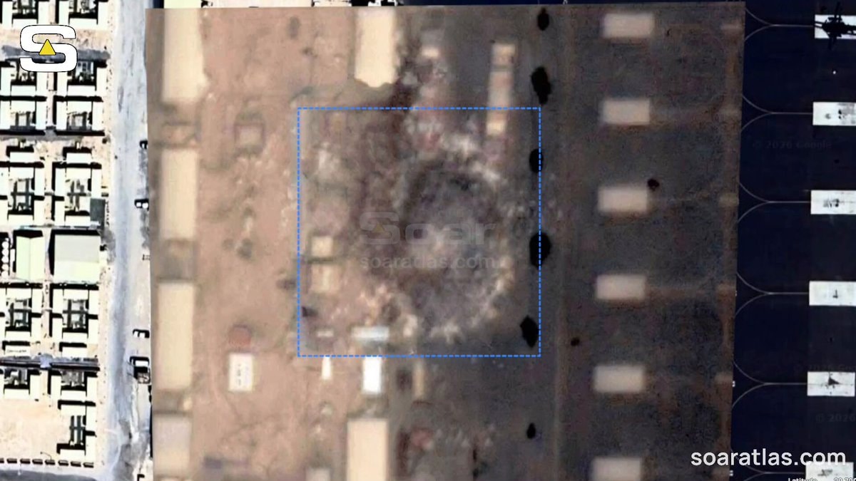 Camp Buehring drone strike damage