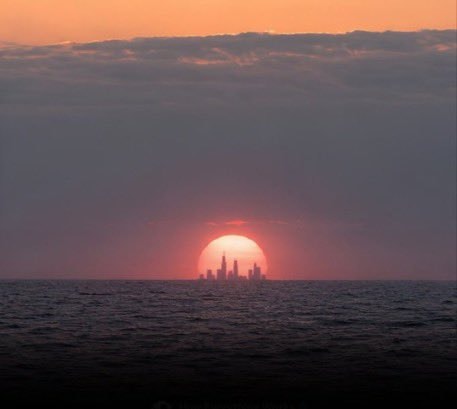 Chicago skyline visible from Indiana Dunes (photo 2 of 2)