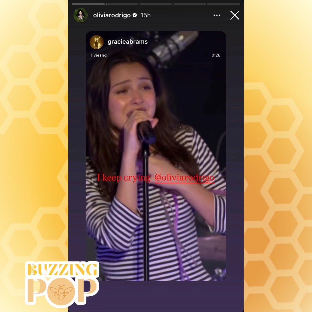 Gracie Abrams on Olivia Rodrigo Primavera Sound (photo 2 of 2)