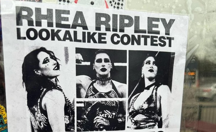 Rhea Ripley lookalike contest scam