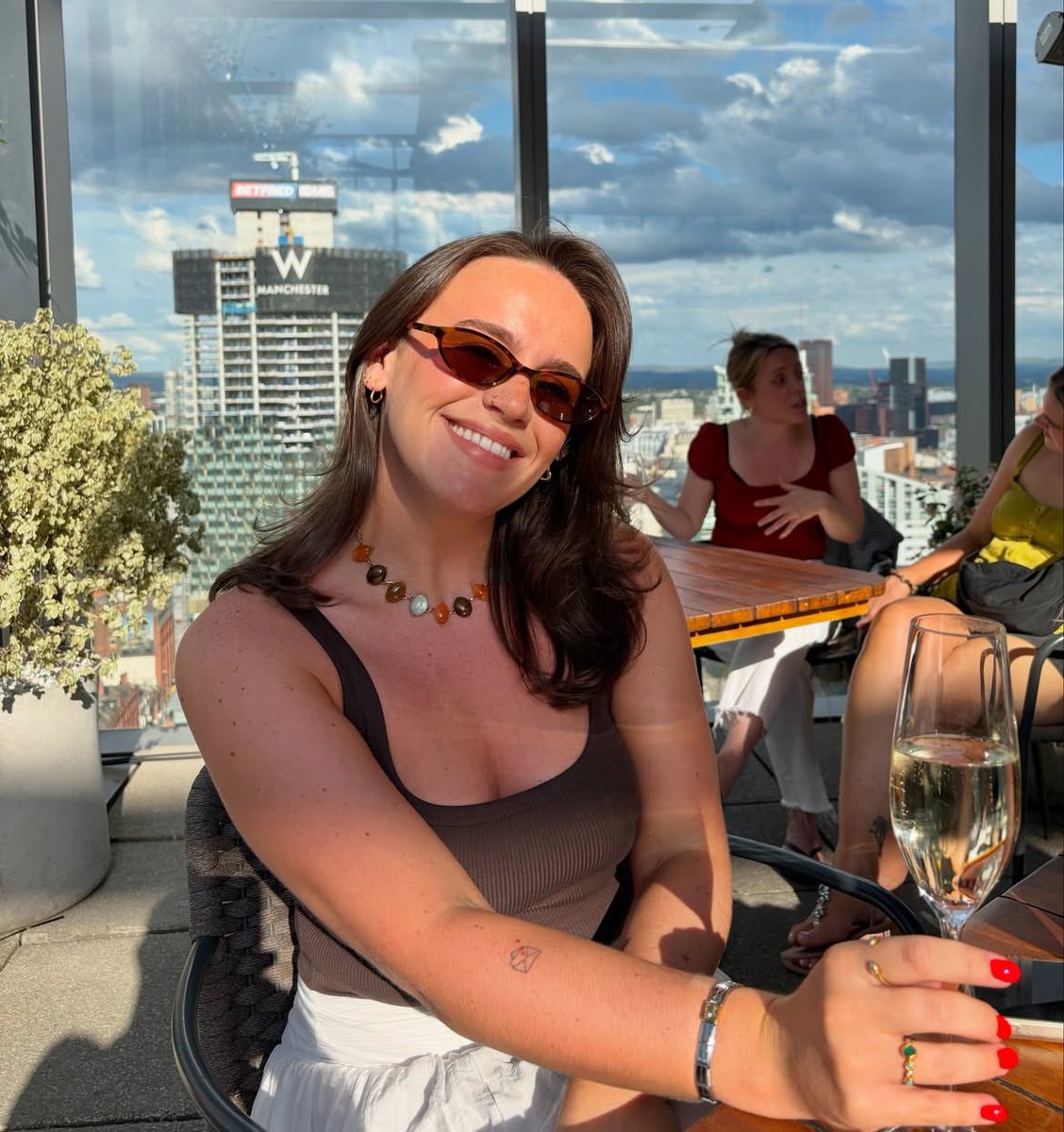 Ellie Leach Manchester rooftop