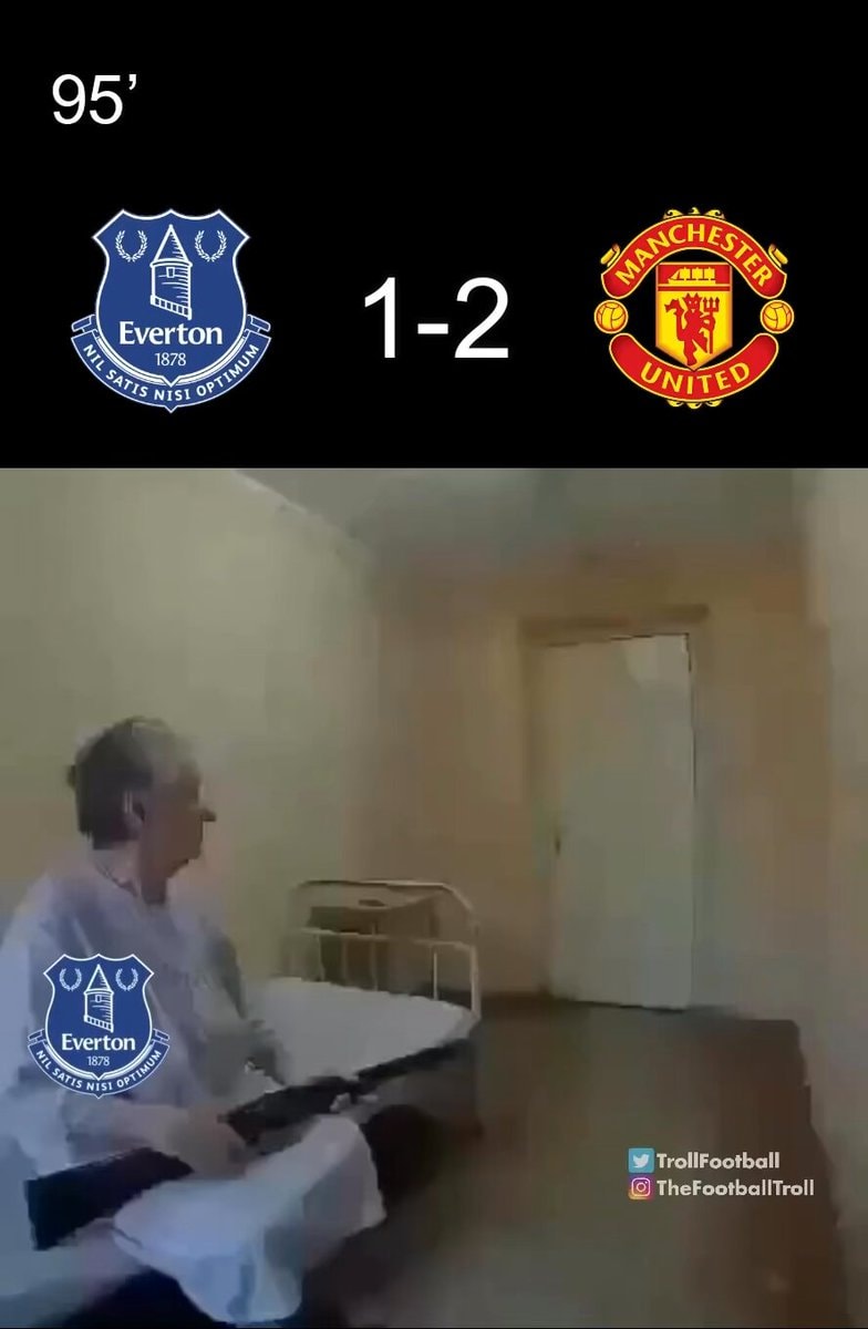 Everton vs Man United result