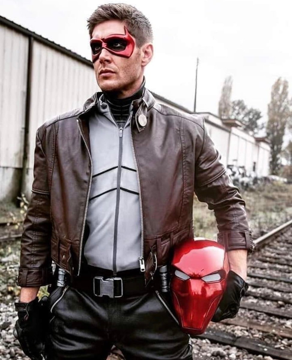 Jensen Ackles Red Hood Halloween