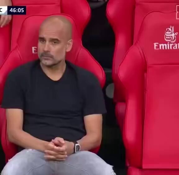 Pep Guardiola Emirates stadium seats