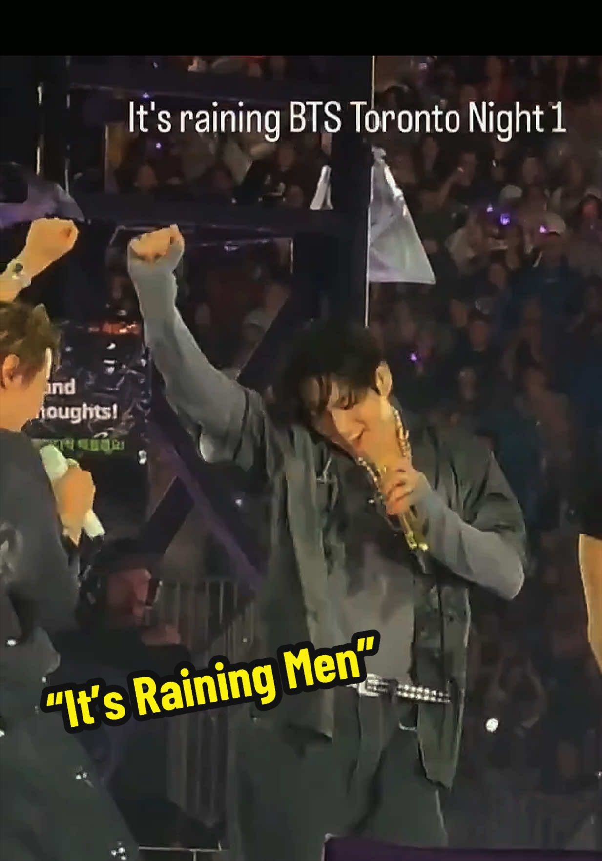 Jungkook sings It's Raining Men Toronto
