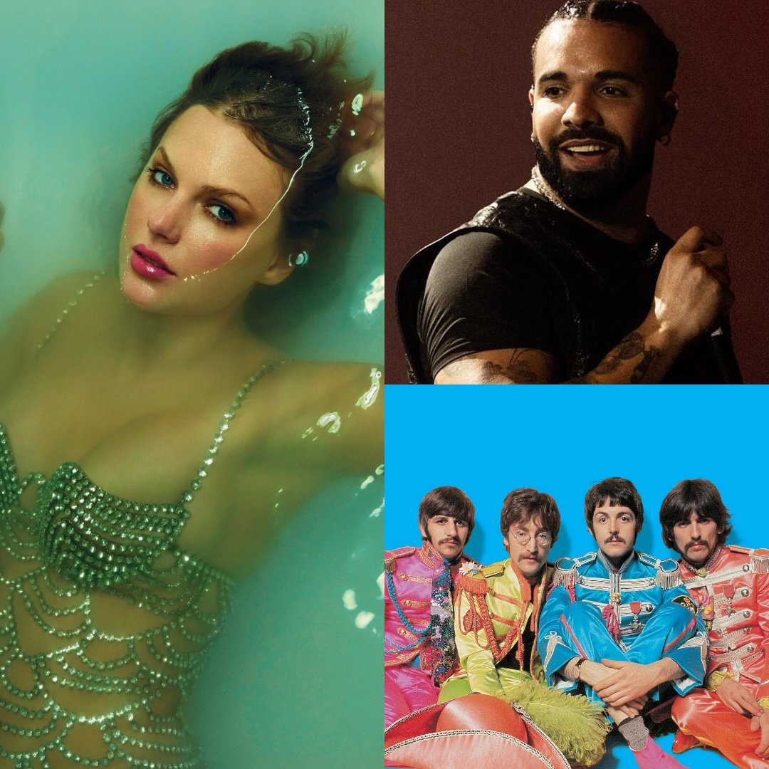 Taylor Swift Drake Beatles Billboard 200 top 10