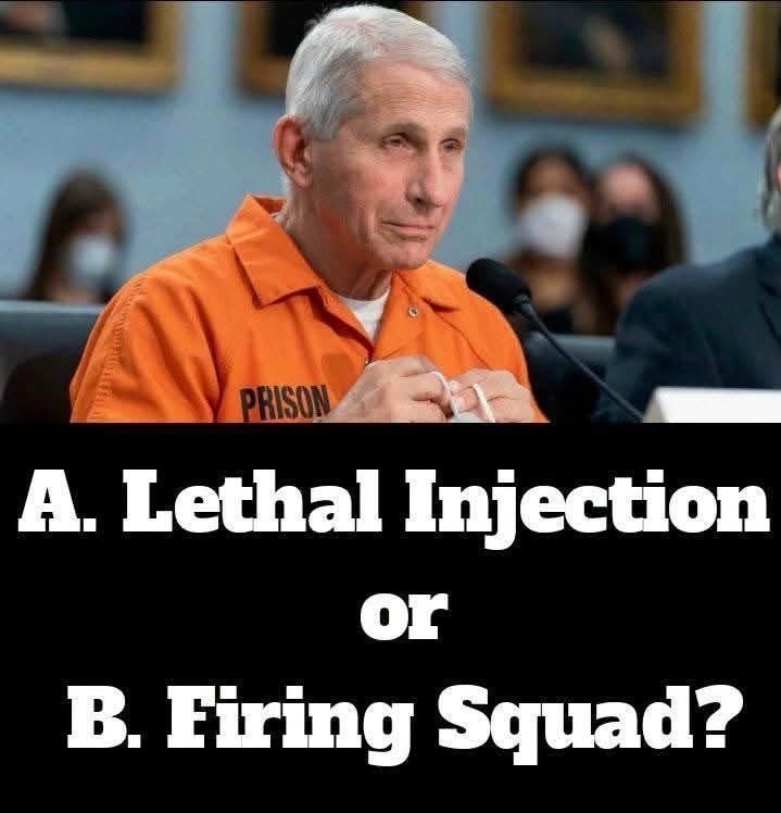 Dr. Fauci prison meme