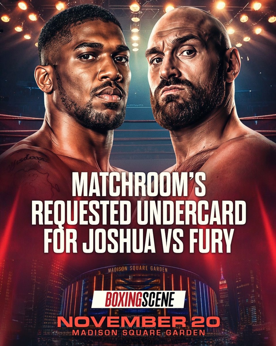 Anthony Joshua Tyson Fury MSG November 20