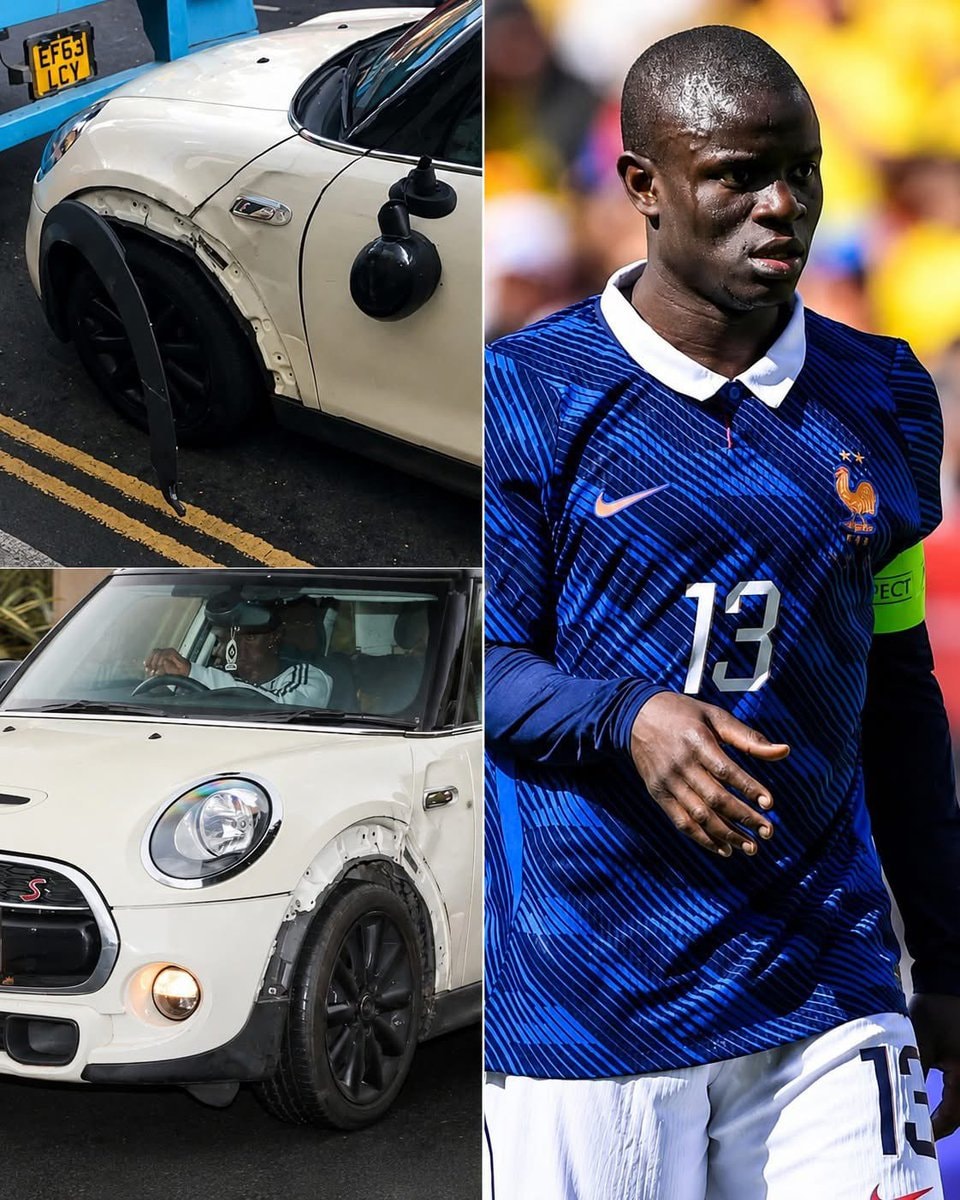 N'GOLO KANTÉ Mini Cooper repair