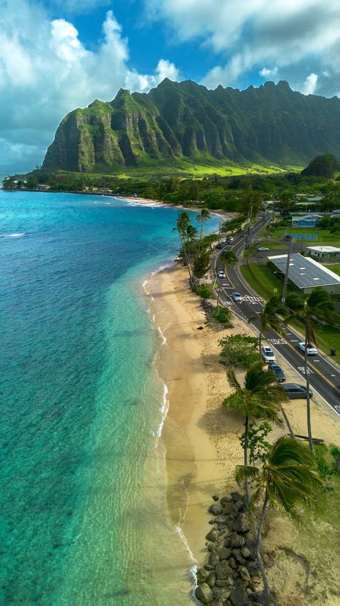 Hawaii coastline view