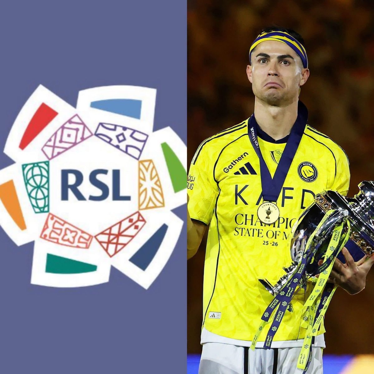Cristiano Ronaldo KAFD trophy