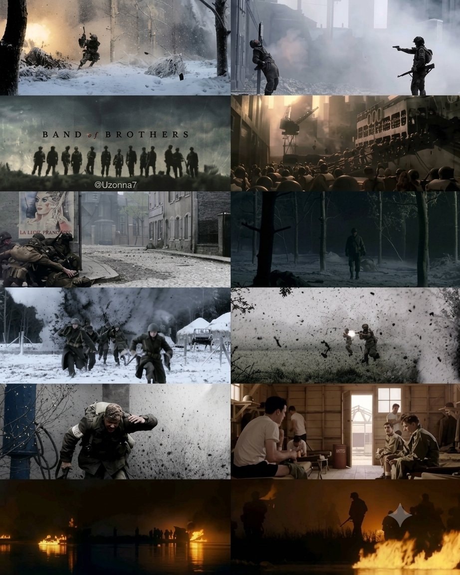 Band of Brothers Easy Company scenes