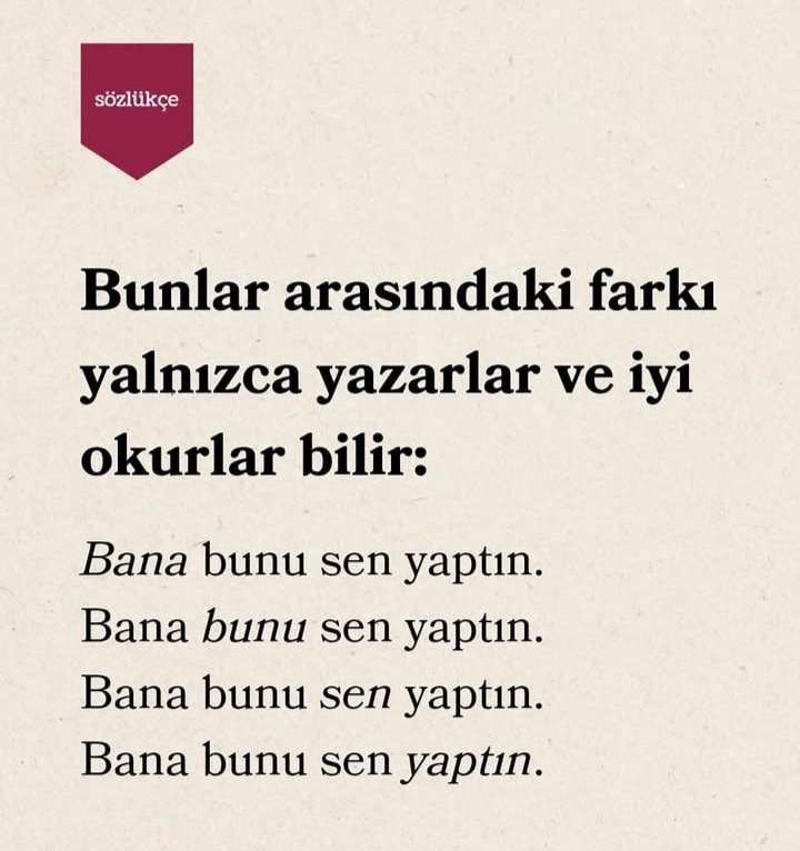 sözlükçe writer reader distinction