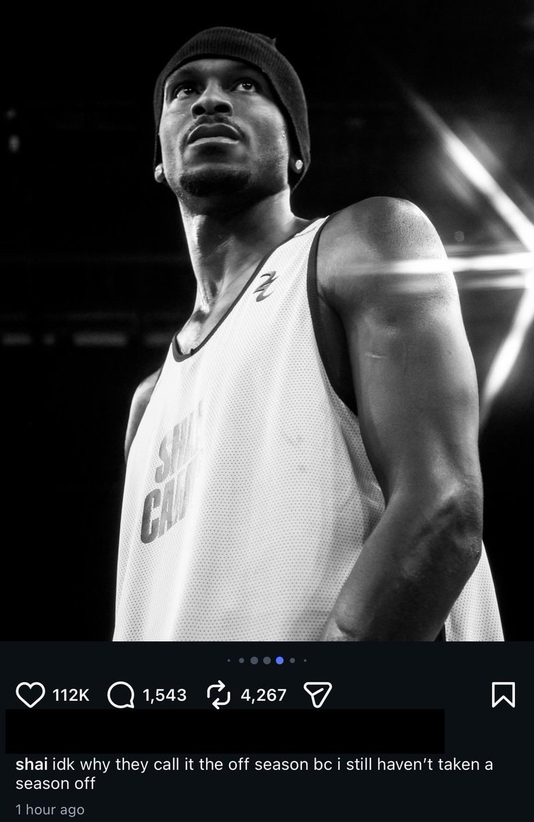 Shai Gilgeous-Alexander off season comment