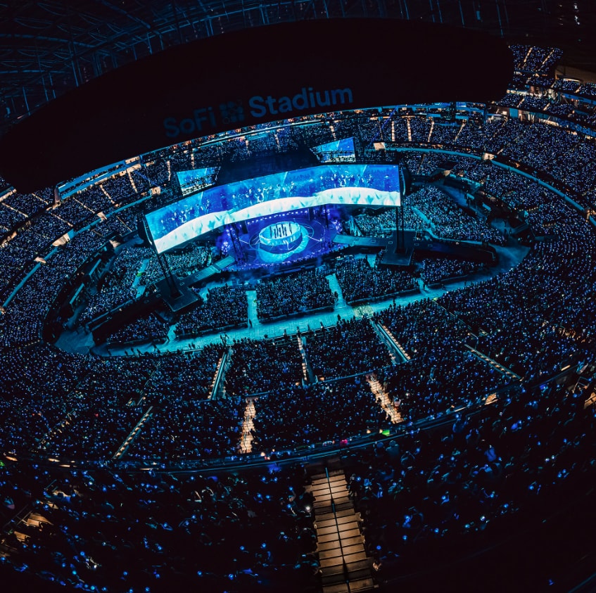 BTS Arirang World Tour projection (photo 2 of 2)