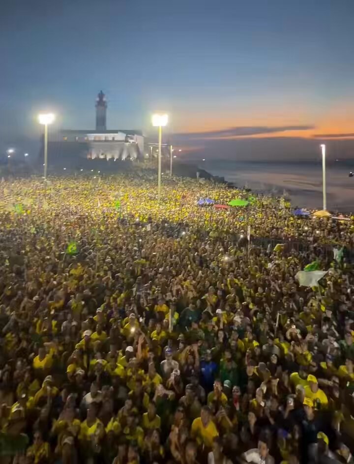 Brazilian patriots protest