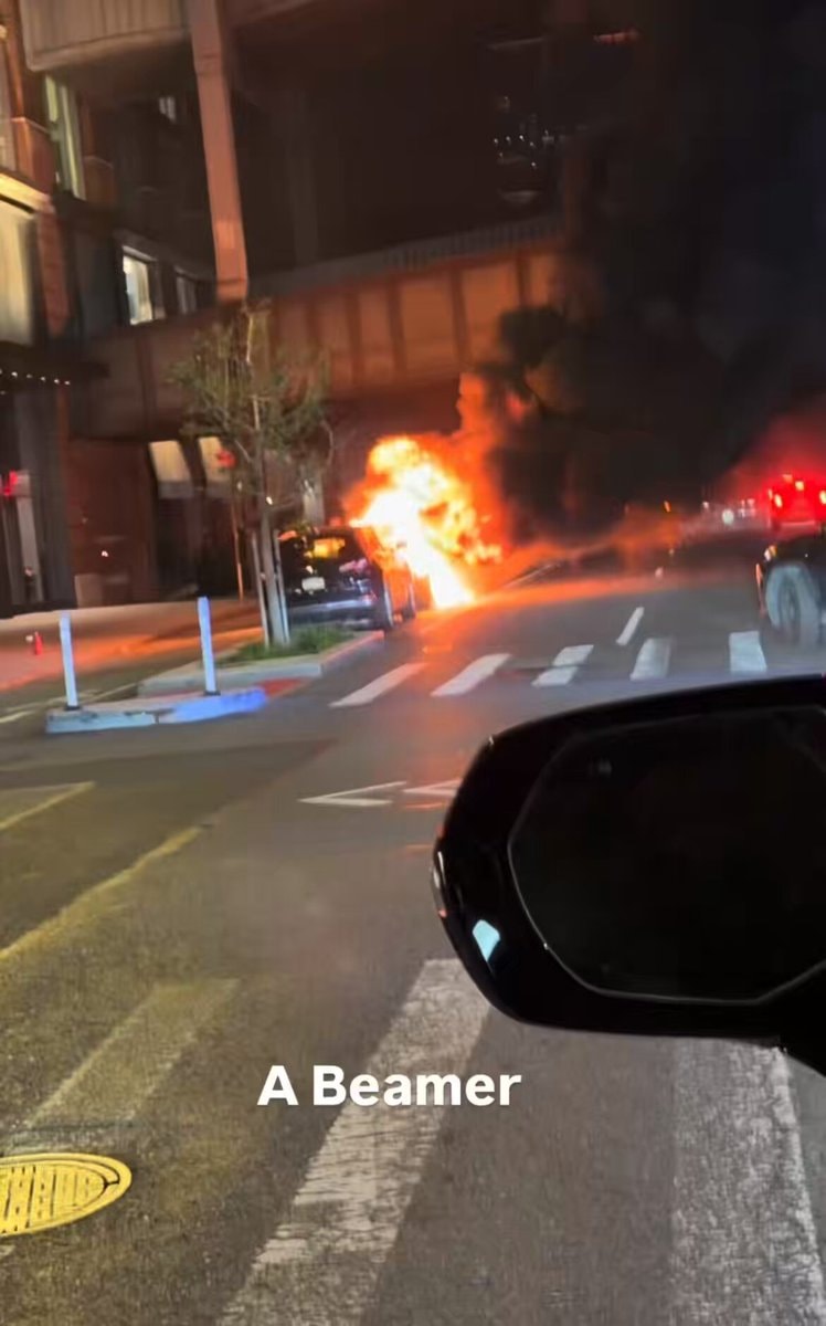 Cardi B car fire moment Cardi B car fire moment