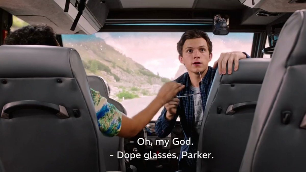 Parker and Flash bus scene