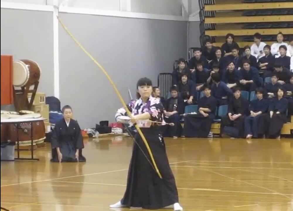 Japanese archery tsurune sound