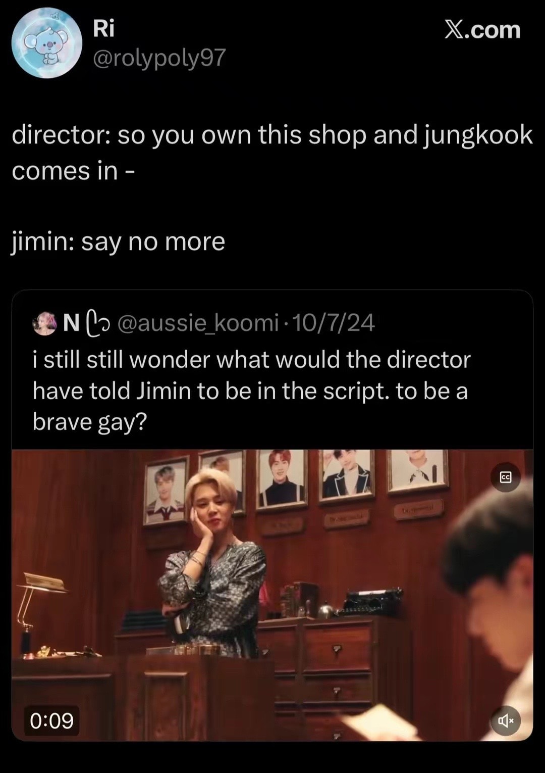 Jimin funny throwback moment