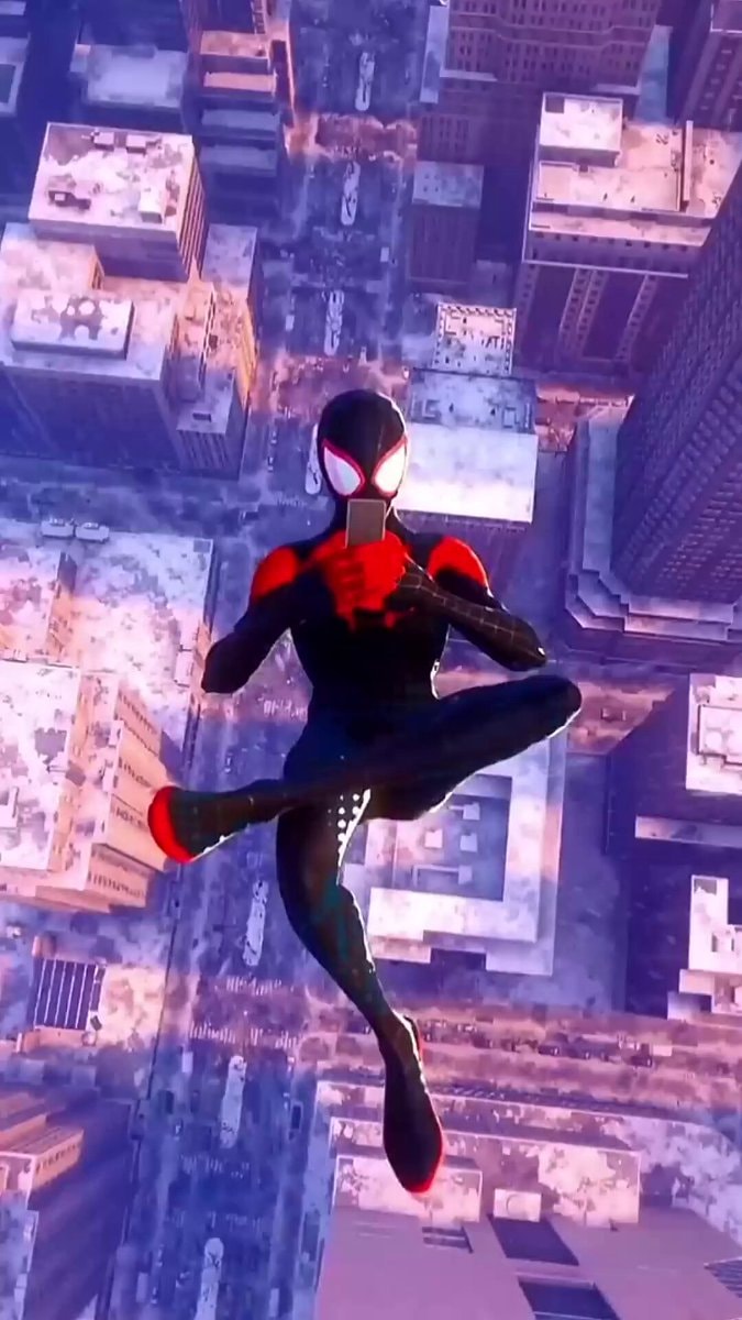 Spider-Man Miles Morales selfie
