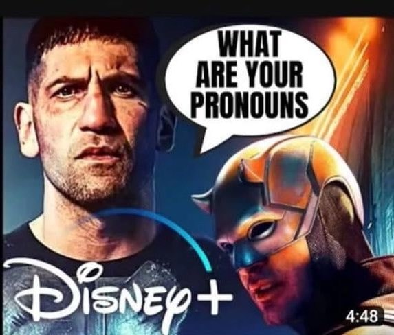 Disney+ superhero pronouns moment