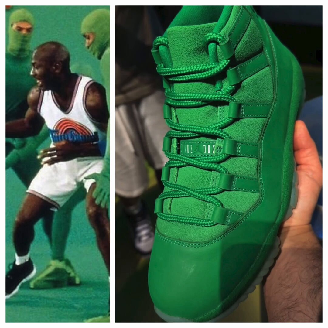 Air Jordan 11 Green Screen release