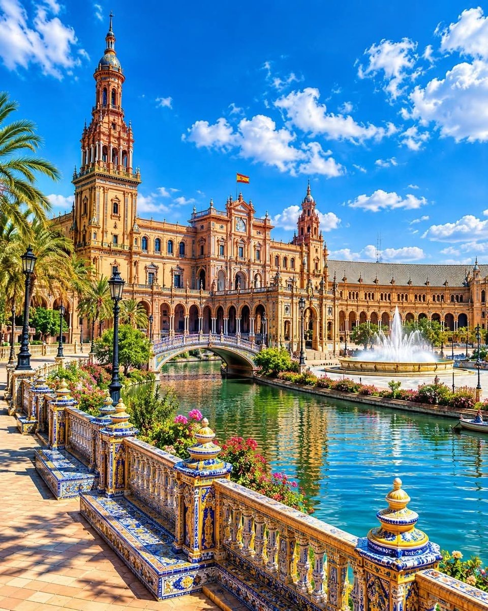 Seville Spain canal view