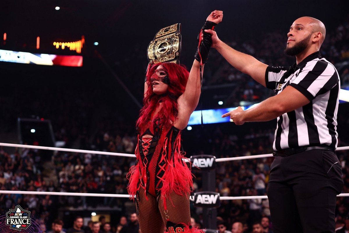 Queen Aminata Mercedes Mone AEW GRAND SLAM FRANCE